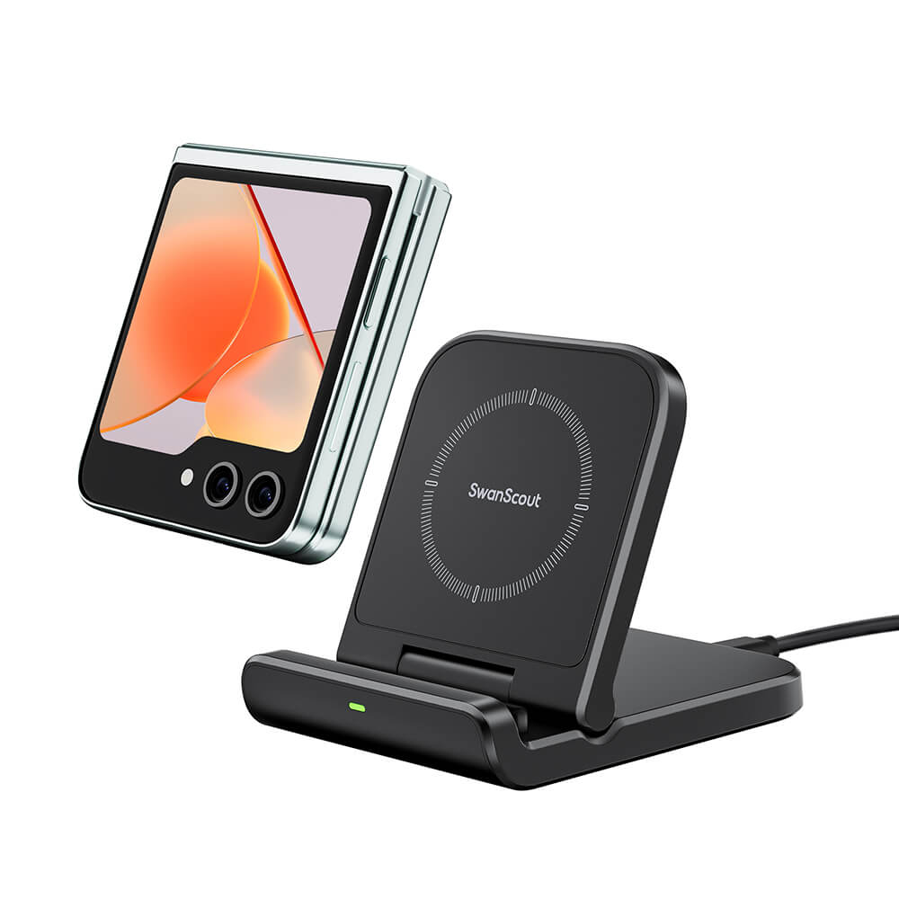 SwanScout 501S - Wireless Charging Stand for Galaxy Z Flip