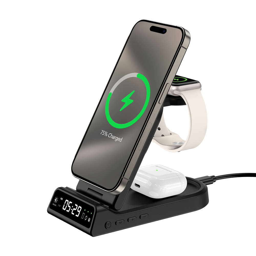 SwanScout 702M | 3 In 1 Foldable Wireless Charging Station for Apple ...